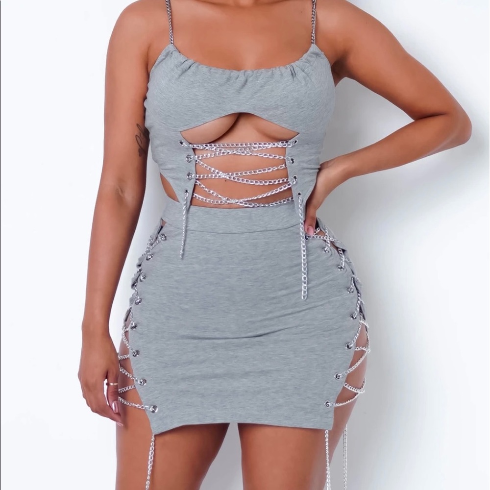 Enelda Two Piece Skirt Set